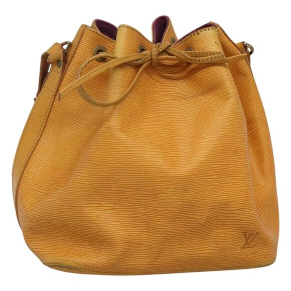 LOUIS VUITTON Epi Petit Noe Shoulder Bag Yellow M44109 - Picture 1 of 16